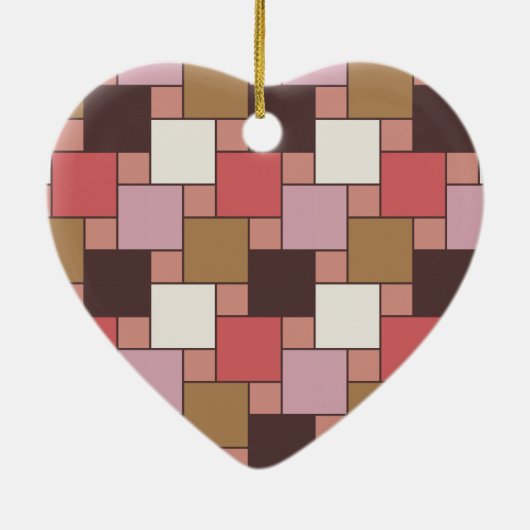 Bubble Gum Sorbet Keramisch Ornament (Achterkant)