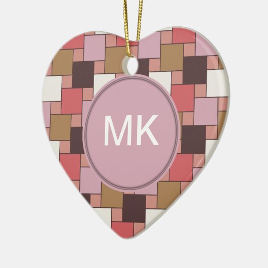 Bubble Gum Sorbet Keramisch Ornament (Links)