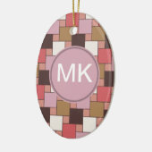 Bubble Gum Sorbet Keramisch Ornament (Links)