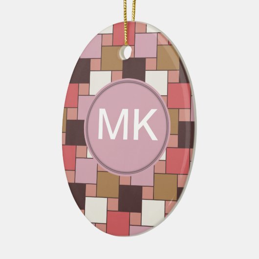 Bubble Gum Sorbet Keramisch Ornament (Links)