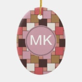 Bubble Gum Sorbet Keramisch Ornament (Voorkant)