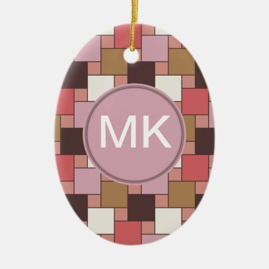 Bubble Gum Sorbet Keramisch Ornament (Voorkant)