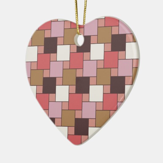 Bubble Gum Sorbet Keramisch Ornament (Links)