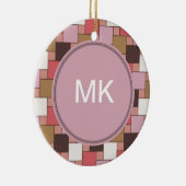 Bubble Gum Sorbet Keramisch Ornament (Rechts)