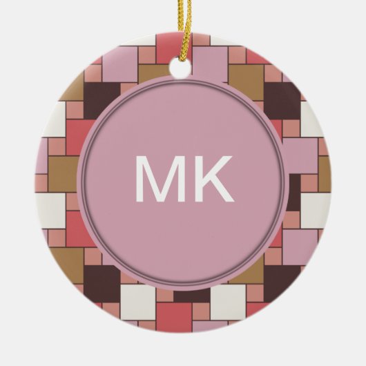 Bubble Gum Sorbet Keramisch Ornament (Voorkant)