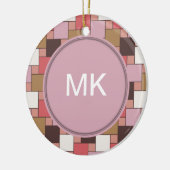 Bubble Gum Sorbet Keramisch Ornament (Links)