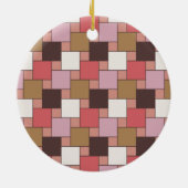 Bubble Gum Sorbet Keramisch Ornament (Achterkant)