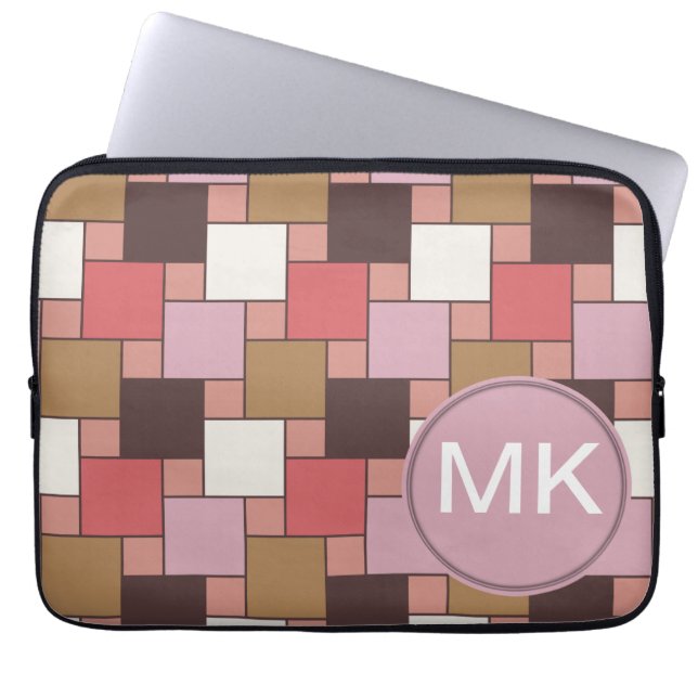 Bubble Gum Sorbet Laptop Sleeve (Voorkant)