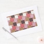 Bubble Gum Sorbet Rechthoekige Sticker (Envelop)