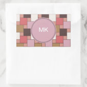 Bubble Gum Sorbet Rechthoekige Sticker (Tas)