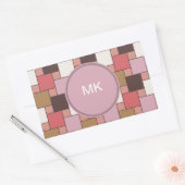 Bubble Gum Sorbet Rechthoekige Sticker (Envelop)