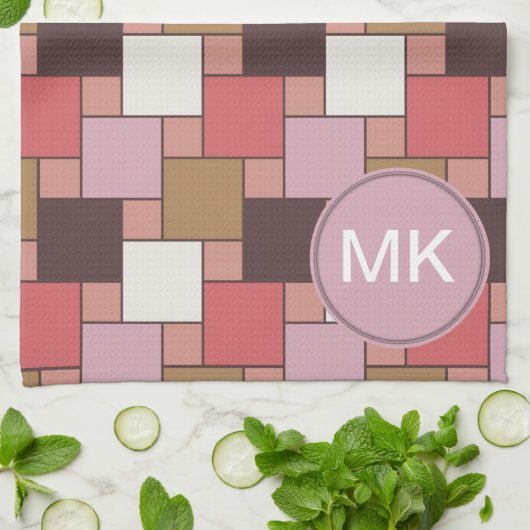 Bubble Gum Sorbet Theedoek (Gevouwen)