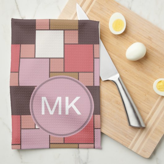 Bubble Gum Sorbet Theedoek (Quarter Fold)