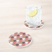 Bubble Gum Sorbet Zandsteen Onderzetter (Zijkant)