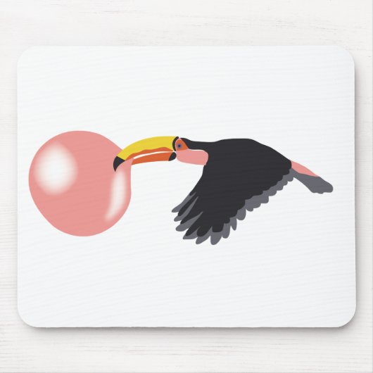 Bubble Gum Toucan Bing Bubble Muismat (Voorkant)