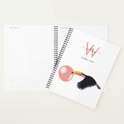 Bubble Gum Toucan Bing Bubble Planner (Display)