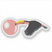 Bubble Gum Toucan Bing Bubble Sticker (Voorkant)
