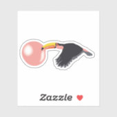 Bubble Gum Toucan Bing Bubble Sticker (Vel)