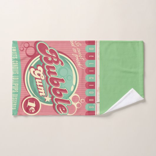 Bubble Gum Towel Set Bad Handdoek (Handdoek)