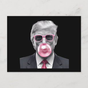 Bubble Gum Trump Donald Trump 2024 Stem op Trump  Briefkaart