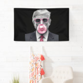 Bubble Gum Trump Donald Trump 2024 Stem op Trump Spandoek (Insitu)