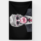 Bubble Gum Trump Donald Trump 2024 Stem op Trump Spandoek (Verticaal)