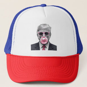 Bubble Gum Trump Donald Trump 2024 Stem op Trump  Trucker Pet