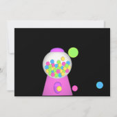 Bubble Gum Verjaardag Kaart (Achterkant)