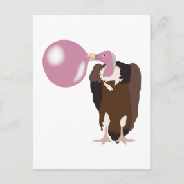 Bubble Gum Vulture Baling Bubble Briefkaart