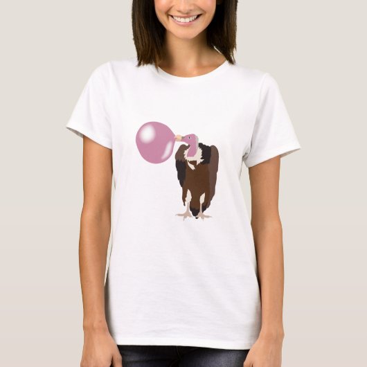 Bubble Gum Vulture Baling Bubble T-shirt (Voorkant)