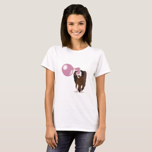 Bubble Gum Vulture Baling Bubble T-shirt (Voorkant volledig)