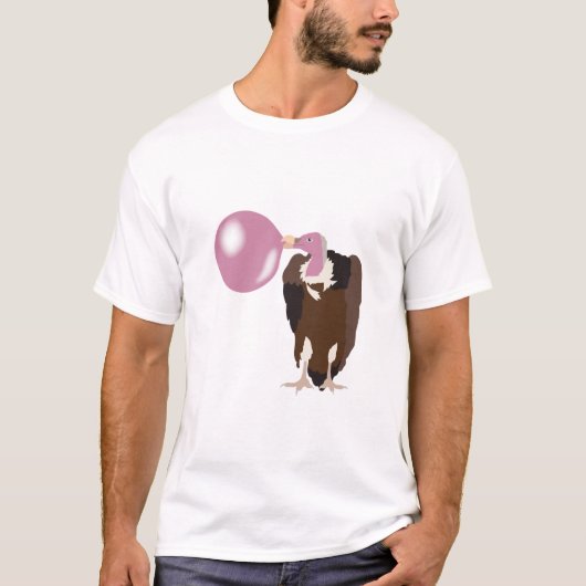 Bubble Gum Vulture Baling Bubble T-shirt (Voorkant)