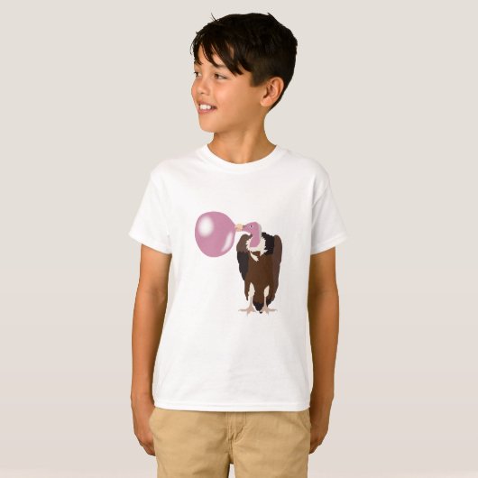 Bubble Gum Vulture Baling Bubble T-shirt (Voorkant volledig)