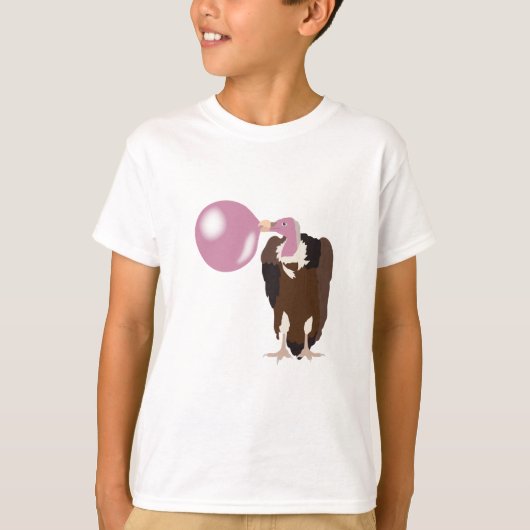 Bubble Gum Vulture Baling Bubble T-shirt (Voorkant)