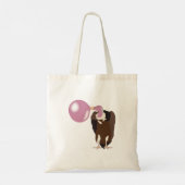 Bubble Gum Vulture Baling Bubble Tote Bag (Achterkant)