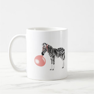 Bubble Gum Zebra Baling Bubble Koffiemok