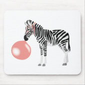 Bubble Gum Zebra Baling Bubble Muismat (Voorkant)