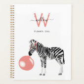 Bubble Gum Zebra Baling Bubble Planner (Voorkant)