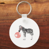 Bubble Gum Zebra Baling Bubble Sleutelhanger (Voorkant)