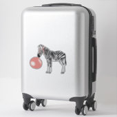 Bubble Gum Zebra Baling Bubble Sticker (Koffer)