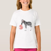 Bubble Gum Zebra Baling Bubble T-shirt (Voorkant)