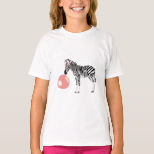Bubble Gum Zebra Baling Bubble T-shirt