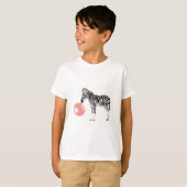Bubble Gum Zebra Baling Bubble T-shirt (Voorkant volledig)