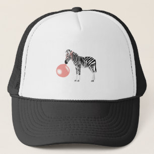 Bubble Gum Zebra Baling Bubble Trucker Pet