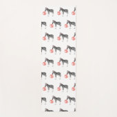 Bubble Gum Zebra Bgloebelpatroon Yogamat (Voorkant)
