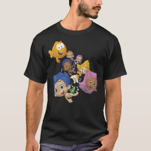 Bubble Guppies Full Cast Swimming Portret Essent T-shirt