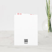 Bubble Heart Coupon Valentine Card (Achterkant)