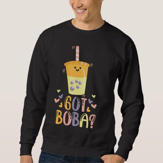 Bubble heeft Boba Tea Trui (Voorkant)