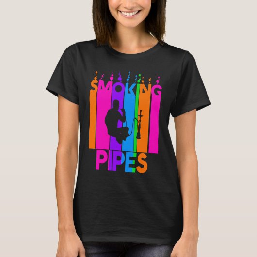 Bubble Hobby and Sport Smoking Pipes T-shirt (Voorkant)