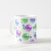 Bubble-inspiratie Koffiemok (Voorkant links)